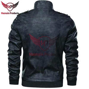 Chaqueta de cuero personalizada para hombre de calidad más popular de Pakistán-Proveedor de chaqueta de cuero para hombre al por mayor de productos superiores - Product Image 2