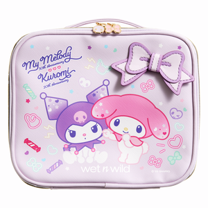 Borsa per il Trucco A4wet MY MELODY & KUROMI in Poliestere Viola, Custodia da Viaggio per Cosmetici - Product Image 3