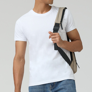 Camiseta de la mejor calidad para hombre, color liso, hecho a medida, nuevo estilo, camiseta a granel para hombre, camisetas de microfibra transpirables de buena calidad para hombre - Product Image 1