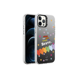 Funda Protectora de Silicona Plateada de Lujo con Diseño de Corazón para iPhone 12 Pro Serie NXXA Compatible con 4G/5G/11Pro/13Pro Max/A24/A34 - Product Image 1