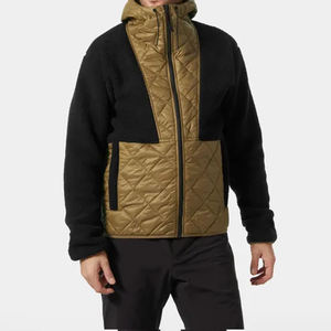 Blouson d'hiver personnalisé avec logo pour homme, tailles adultes, blousons d'hiver épais et chauds, coupe-vent, parka à fermeture éclair - Product Image 2