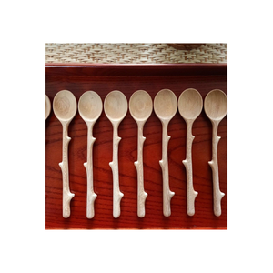 High Quality Custom Reusable Wooden <b>Soup</b> and Tea <b>Spoon</b> Vintage Design Style for Parties - Product Image 1