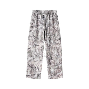 Wholesale Winter Camo Heavyweight Breathable Polyester Cotton Heat-Transfer Printed Hooded Plus Size Casual Baggy Track Suit - Product Image 4