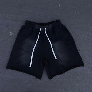 กางเกงขาสั้นเอวสูงสำหรับผู้ชายผ้าคอตตอนวินเทจแห้งเร็วระบายอากาศสไตล์ไฮสตรีทปรับแต่งโลโก้ได้ตามต้องการ - Product Image 2