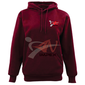 คุณภาพสูงที่กําหนดเองการพิมพ์โลโก้ผู้ชายเสื้อสวมหัว Hoodie วัสดุที่กําหนดเองยืดหยุ่นผู้ชายเสื้อสเวตเตอร์ Hoodie - Product Image 4