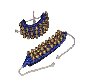 Ghungroo de latón resonante atado con cuerda de hilo de algodón para campanas de danza clásica Kathak de alta calidad disponibles a precio mayorista - Product Image 6