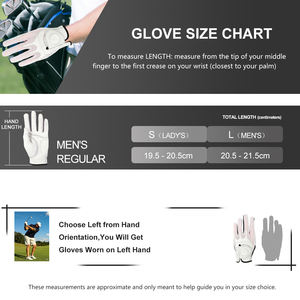 Gant de golf doux OEM Bienvenue Concevez votre propre marque - Product Image 6