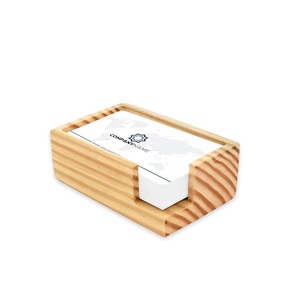 Porte-cartes en bois blanc fiable pour les entreprises, avec couleur et dimensions personnalisées pour les bureaux - Product Image 5