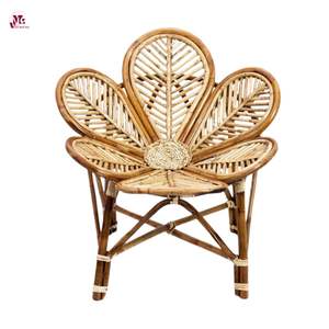 Venta caliente lindo ratán chico silla niños bebé guardería hecha a mano ratán flor silla hecha en Vietnam - Product Image 1