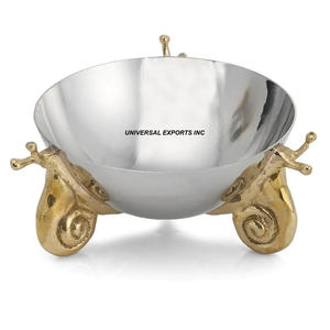 Cuenco de Chocolate de acero decorativo para boda, cuenco dulce hecho a mano pulido con espejo, cuenco de Chocolate de Metal nuevo más vendido - Product Image 2