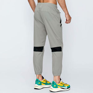 Pantalon cargo droit multi-poches personnalisé en gros pour hommes pantalon droit décontracté de style Hip Hop avec cordon de serrage teint en plaine - Product Image 2