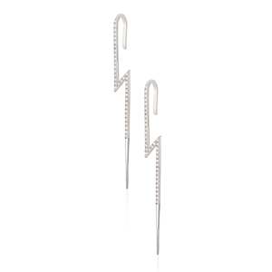 Pendientes de Zirconia Zeus Ear Bars - Product Image 3