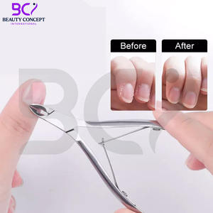 Coupe-cuticules en acier inoxydable de haute qualité 6,5 mm, outils de manucure, coupe-ongles pour les orteils, ouverture large de la mâchoire, lame incurvée, durable - Product Image 3