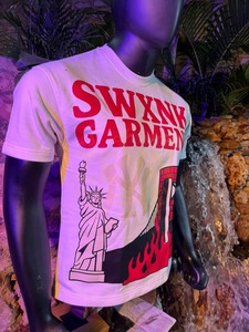 Hợp Thời Trang Đồ Họa In T-Shirts Cho Nam Giới Thời Trang Dạo Phố Quá Khổ Cotton Top Biểu Tượng Tùy Chỉnh Giản Dị Mùa Hè TEE Dtg In T-Shirts - Product Image 6