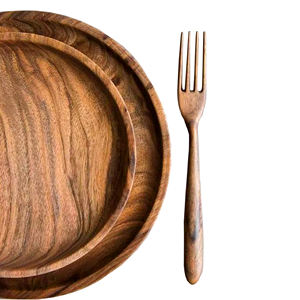 Utensilios de cocina de mesa para restaurantes, decoración del hogar, uso redondo, el mejor Mango, platos de cargador de madera, vajilla - Product Image 1