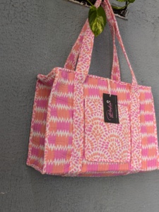 Sac fourre-tout matelassé bohème avec fermeture éclair et poche, prêt pour l'automne et les voyages, sac à main de plage et d'été pour femme en coton - Product Image 6