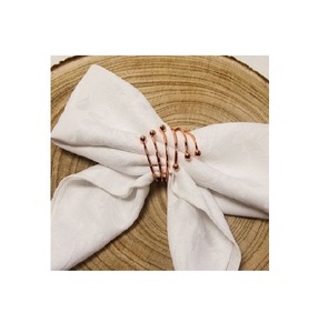 Anneau de serviette en cuivre de haute qualité, fantaisie cuivre or argent personnalisé de haute qualité hôtel anneau de serviette en cuivre - Product Image 1