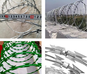 Fil barbelé en acier inoxydable BTO-22 à <span class=keywords><strong>prix</strong></span> d'usine, galvanisé à chaud, anti-escalade - Product Image 4