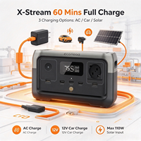 Eco Flow RIVER 2 Pembangkit Listrik Portabel dengan Baterai LiFePO4 dan Inverter Gelombang Sinus Murni untuk Penggunaan di Luar Ruangan