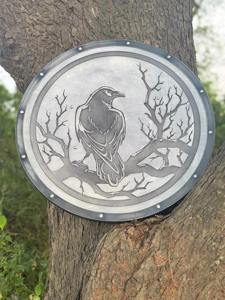 ของเล่นโล่กลมยุคกลางแบบแฮนด์เมดมีดไวกิ้งมีดสำหรับเล่นสนามรบดีไซน์ตามสั่ง - Product Image 2