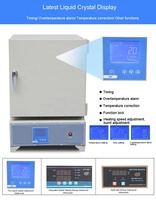 1200 ℃   Tungku Muffle Laboratorium Serat Keramik Batang Silikon Karbida Suhu Tinggi