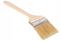 Ensemble de pinceaux professionnels à poils naturels pour radiateur, 25-63mm, vente en gros, polissage, multifonction, classe I, 4 pièces