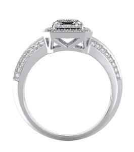 Moissanite แหวนแต่งงานเงินสเตอร์ลิงของขวัญสําหรับผู้หญิงและผู้ชายแหวนมรกตแหวนรูปร่างเครื่องประดับเพชรอื่นๆของขวัญสําหรับเธอ - Product Image 3