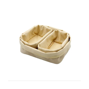 Organisateur brodé à la main 100% coton à carreaux rouges solides de luxe avec tissage robuste idéal pour le panier de décoration de Table à manger - Product Image 4