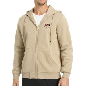 Veste à capuche zippée pour homme, sweat à capuche zippé à manches longues pour homme, sweat à capuche zippé uni pour homme, sweat à capuche zippé classique pour homme - Product Image 1