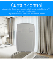 YET402WTR Receptor Wifi con App Tuya, Interruptor Inteligente Moderno de Uso Exterior Universal, Controlador de Código de Aprendizaje de 2 Canales AC/DC 9~24V