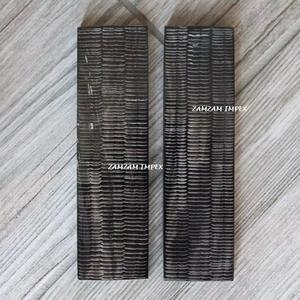 Échelle en corne de buffle naturelle avec motif de serpent complexe pour la fabrication de poignées de couteau, la sculpture et les projets d'artisanat personnalisés - Product Image 2