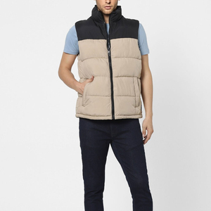 Lightweight Mens Custom <b>Puffer</b> Vest Bubble Sleeveless <b>Jacket</b> with Warm Packable Cotton Padding Vest for Winter Wear <b>Puffer</b> Vest - Product Image 4