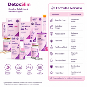 Complément alimentaire DetoxSlim Natural Detox pour la gestion du poids, plusieurs formats, nettoyage digestif, OEM, marque privée - Product Image 2