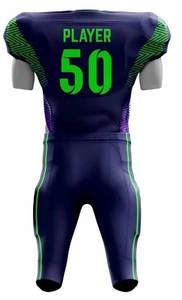 Uniformes de fútbol americano de la mejor calidad, diseños personalizados, impresión sublimada, secado rápido, transpirable, uniforme de fútbol americano - Product Image 2
