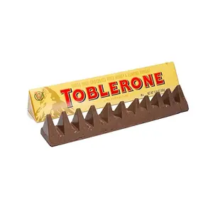 Hochwertiger Toblerone-Milch schokoladen riegel, 100g-Glatte Schweizer Milch schokolade mit köstlichem Honig-Mandel-Nougat