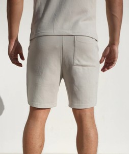 Pantalones cortos personalizados de la mejor calidad para hombre, bolsillos, Color sólido, 100% algodón, ropa de calle ligera informal, uso al aire libre, secado rápido - Product Image 3