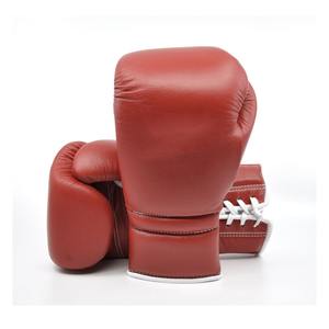 Gants de boxe d'entraînement professionnels de haute qualité, design personnalisé, imperméables, lacés, en cuir - Product Image 4