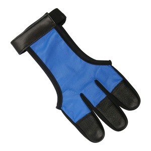 Guantes de caza de tiro de cuero genuino personalizables Imra Impex estilo tradicional moderno para deportes al aire libre hechos en Pakistán - Product Image 2