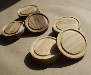 Juego de posavasos de madera rústica clásica con diseño elegante para salas de estar inspiradas en casas de campo, comedores y oficinas - Product Image 5