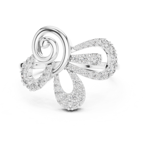 Bague en diamant rond fantaisie pour femmes certifié pierre cultivée en laboratoire bijoux personnalisés en gros et acheteurs de cadeaux au détail - Product Image 1