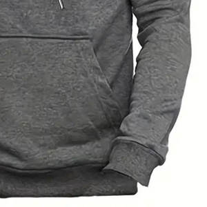 Sudadera con capucha de invierno para hombre de 100% algodón personalizada, forro polar sólido, cubierta facial impermeable térmica, sudaderas con capucha con logotipo personalizado en blanco OEM - Product Image 6