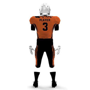 Uniforme de fútbol americano de alta calidad, superventas, diseño impreso corto de moda, servicio OEM, uniforme de fútbol americano - Product Image 3