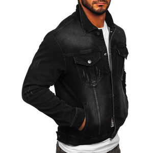 Veste jeans pour hommes personnalisée dernière conception jeans de haute qualité prix de gros jeans pour hommes vestes pour hommes, vestes pour hommes, veste pour homme - Product Image 6