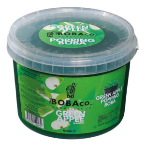 Fabricant en gros de marque privée OEM ODM, fabricant d'ingrédients de thé à bulles Boba à éclater pomme verte 3.4kg - Product Image 2