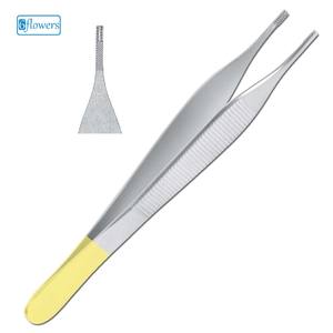 Micro Adson Tissue Forceps 3x4 Dents Manuel En Acier Inoxydable Instrument Chirurgical Type De Pince - Product Image 1