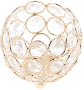 Decoración de mesa moderna más vendida, velas de cristal, soportes votivos, uso doméstico de Metal para eventos, bodas, bodas - Product Image 2