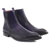 Chaussures en cuir de vachette à prix d'usine - Confortables, légères, rehaussantes, avec semelle Goodyear, pour le bureau et la carrière, Inde