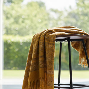 Authentic Handwoven Kullu Woolen Shawl with Classic Traditional Designs Soft and Warm Breathable <b>Fabric</b> for Stylish Winter Look - Product Image 4