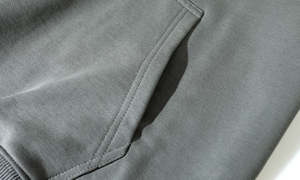 Sweat à capuche unisexe en coton 400 g/m² brodé sur mesure Boxy Terry Drop Shoulder Sweat à capuche oversize pour hommes sans ficelle - Product Image 6