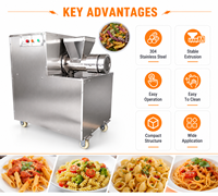 Machine d'extrudeuse de pâtes alimentaires Mini p3, prix d'usine, Dolly,